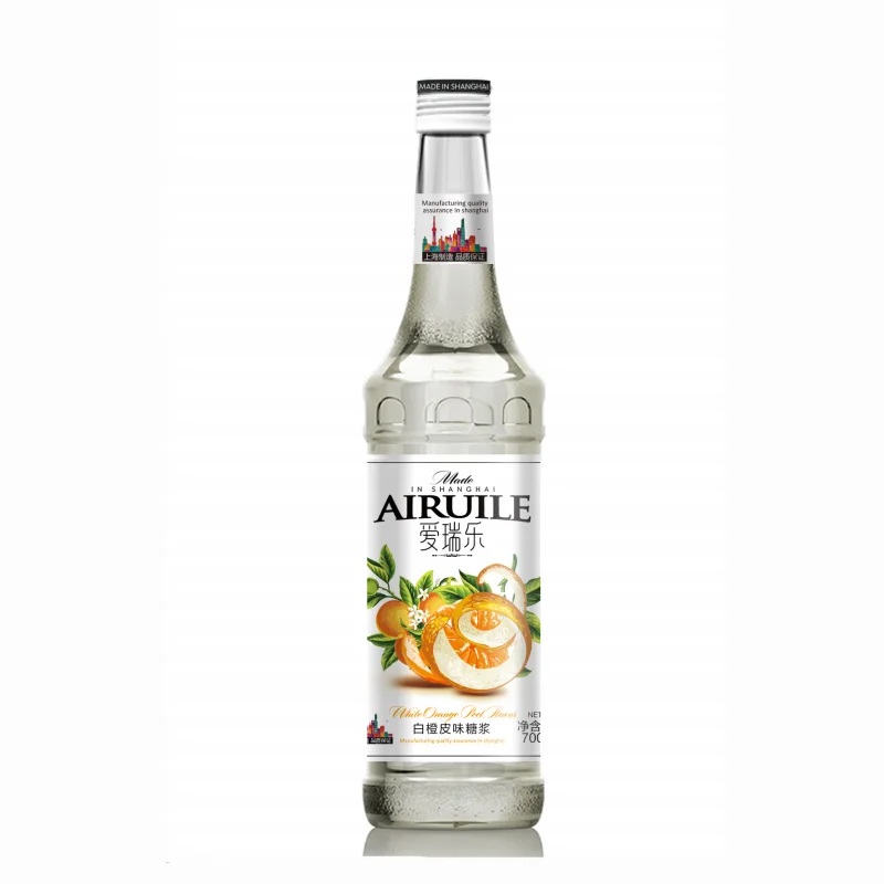 700ml beverage ingredient concentrated syrup triple sec  flavor syrup for beverage & cocktail