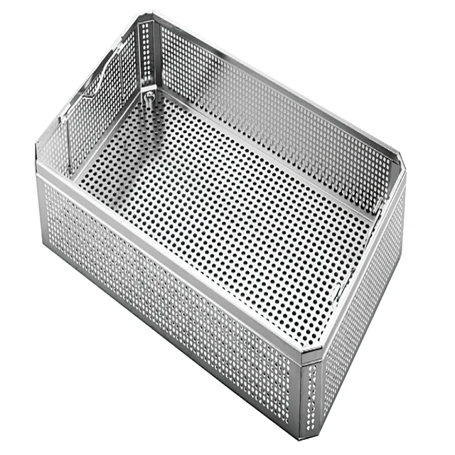 autoclave sterilization tray sterilization container surgical dental equipment sterilization cassette tray