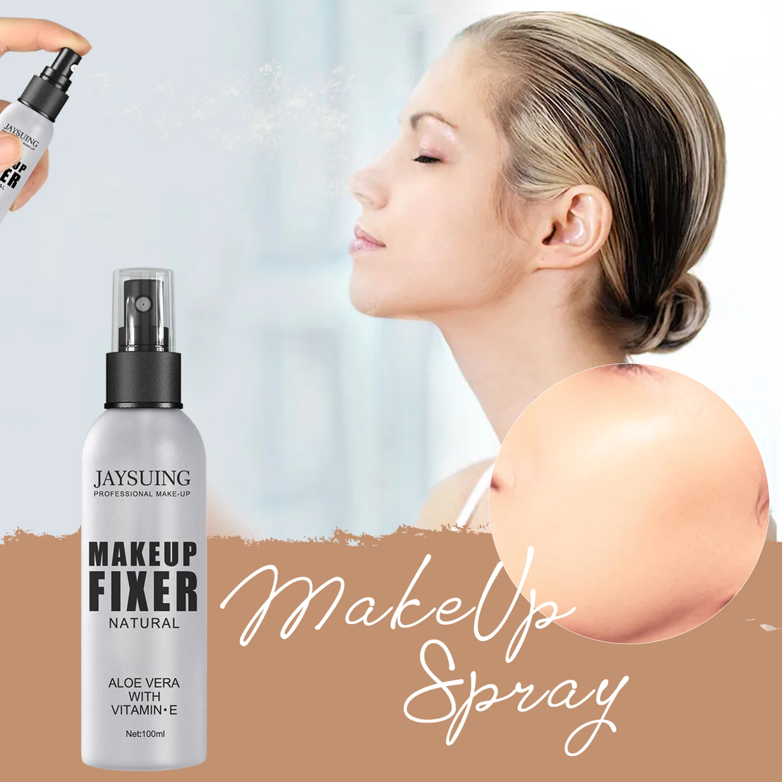 Jaysuing High Quality Private Label Make Up Oil-Control Fixer Spray Long Lasting Makeup Setting