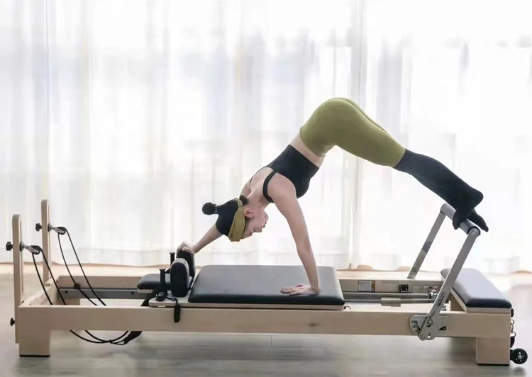 Высокое качество пилатес студия реформатор белый клена реформатор пилатес оборудование для продажи тренажерный зал пилатес реформатор SRP01-1