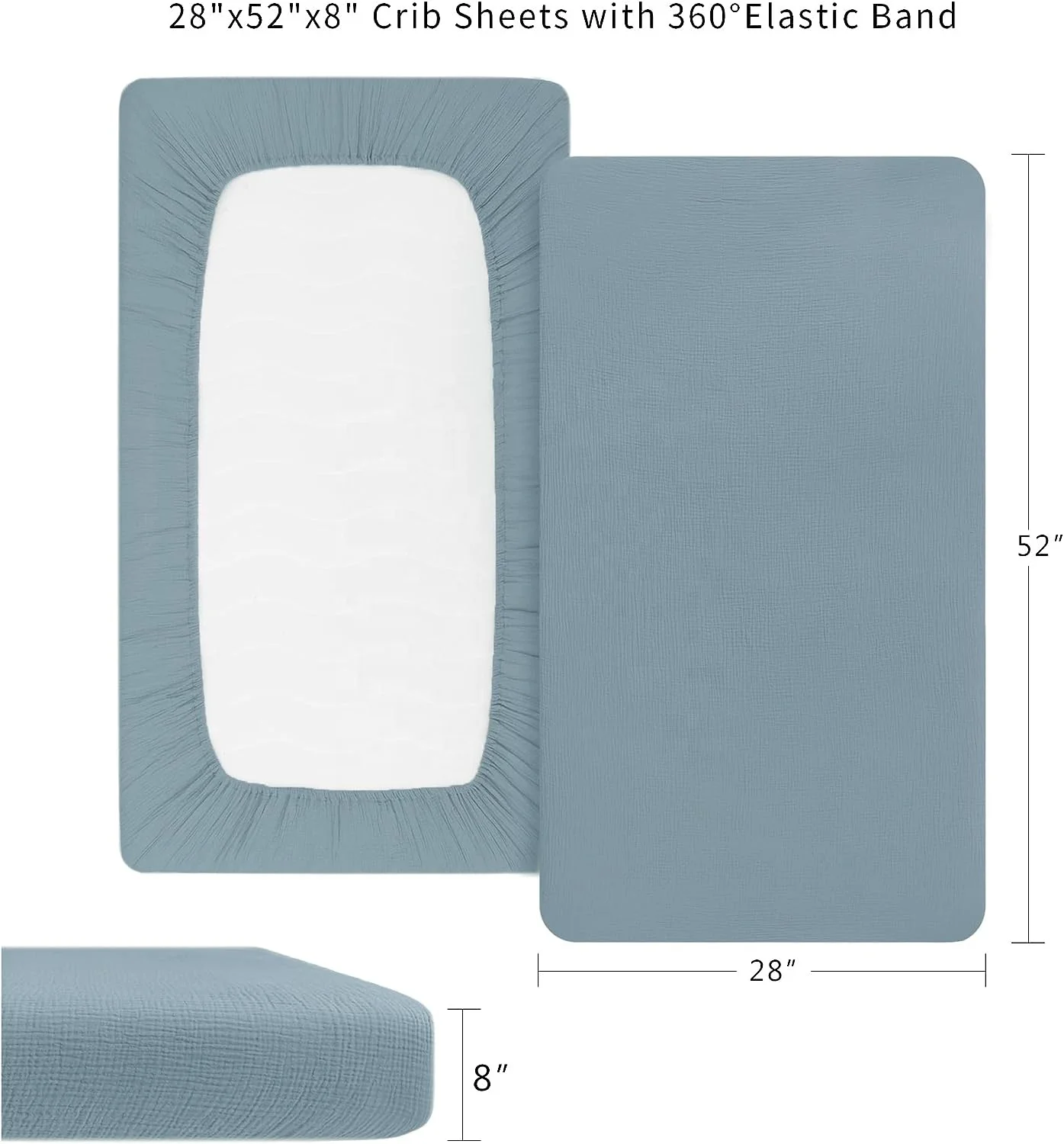 solid colour bamboo cotton baby fitted crib bed sheet 100% organic cotton jersey knit crib fitted sheet for girls and boys