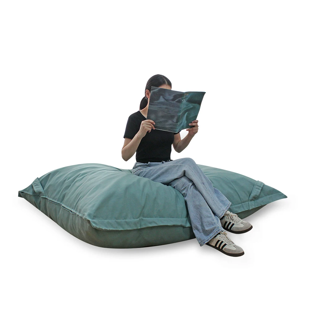 Waterproof Anti-UV Outdoor sofas chair outdoor Lounge rectangular large size bean bag