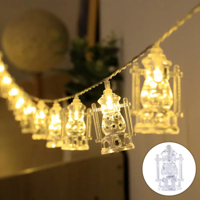 Ramadan Eid Lantern Palace Lamp Kerosene Oil Lamp EID Led Light String Light Holiday Lighting