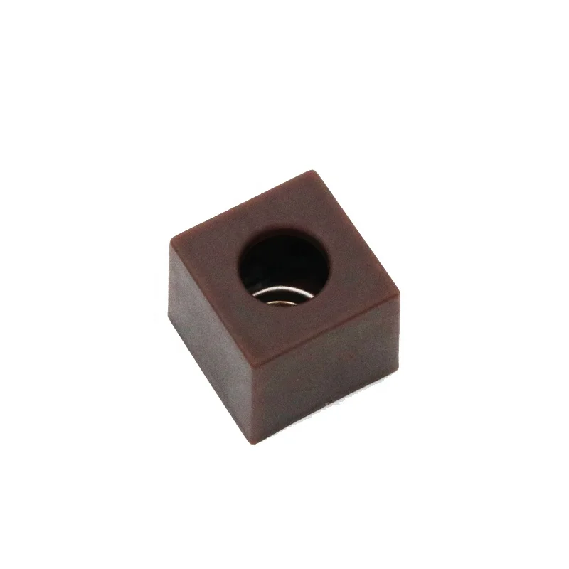 Billiards Accessories Magnetic Pool Cue Chalk Holder with Bicast Leather Belt Clip