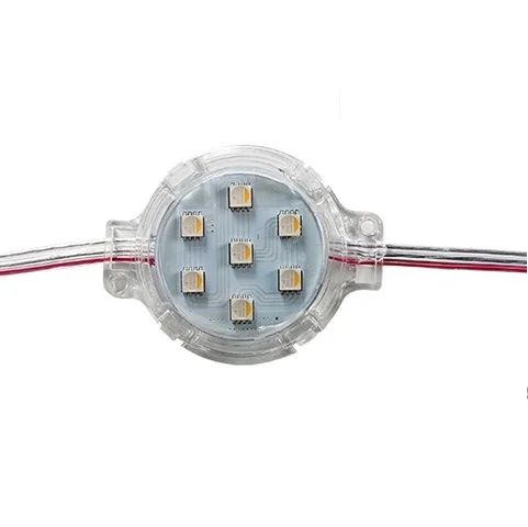 IP67 IP68 Addressable 24V UCS2904 50mm Rgbw Led Pixel Outdoor Christmas Decoration LED Module Light