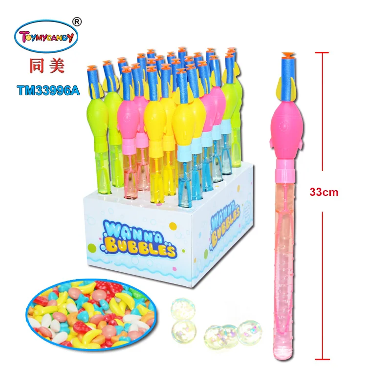 Wholesale china bubble toy candy factory product cheap grenade bubble bar toy best sell in 1 dollar shop