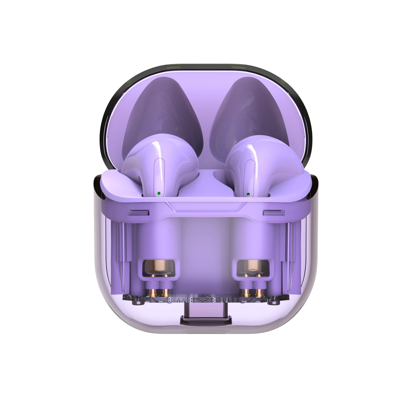 high qualitypro in ear gaming earphones 3.5mm double earphone with display waterproof ipx5