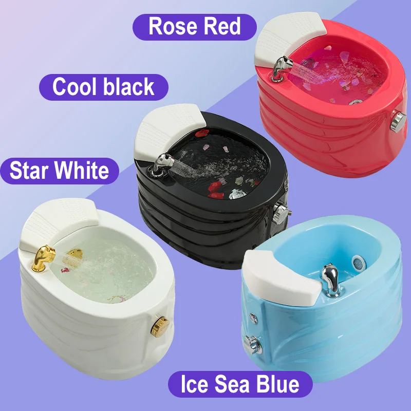 CE Approved Golden Pedicure basin for Lady  Beauty Salon Foot Spa Machine Salon With Jet And Color Lights