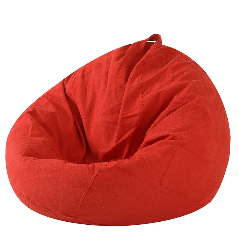 Wholesale Living Room Chair Beanbag Bed Artificial Fur Bean Bag Sofa Cover Giant Bean Bag Chair