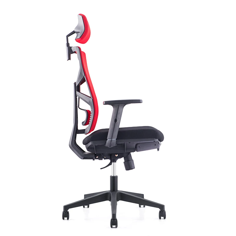 Modern Style Move PU Armrest Height Adjustable PU Executive Office Chair Ergonomic Mesh Metal Design Computer buy chair office