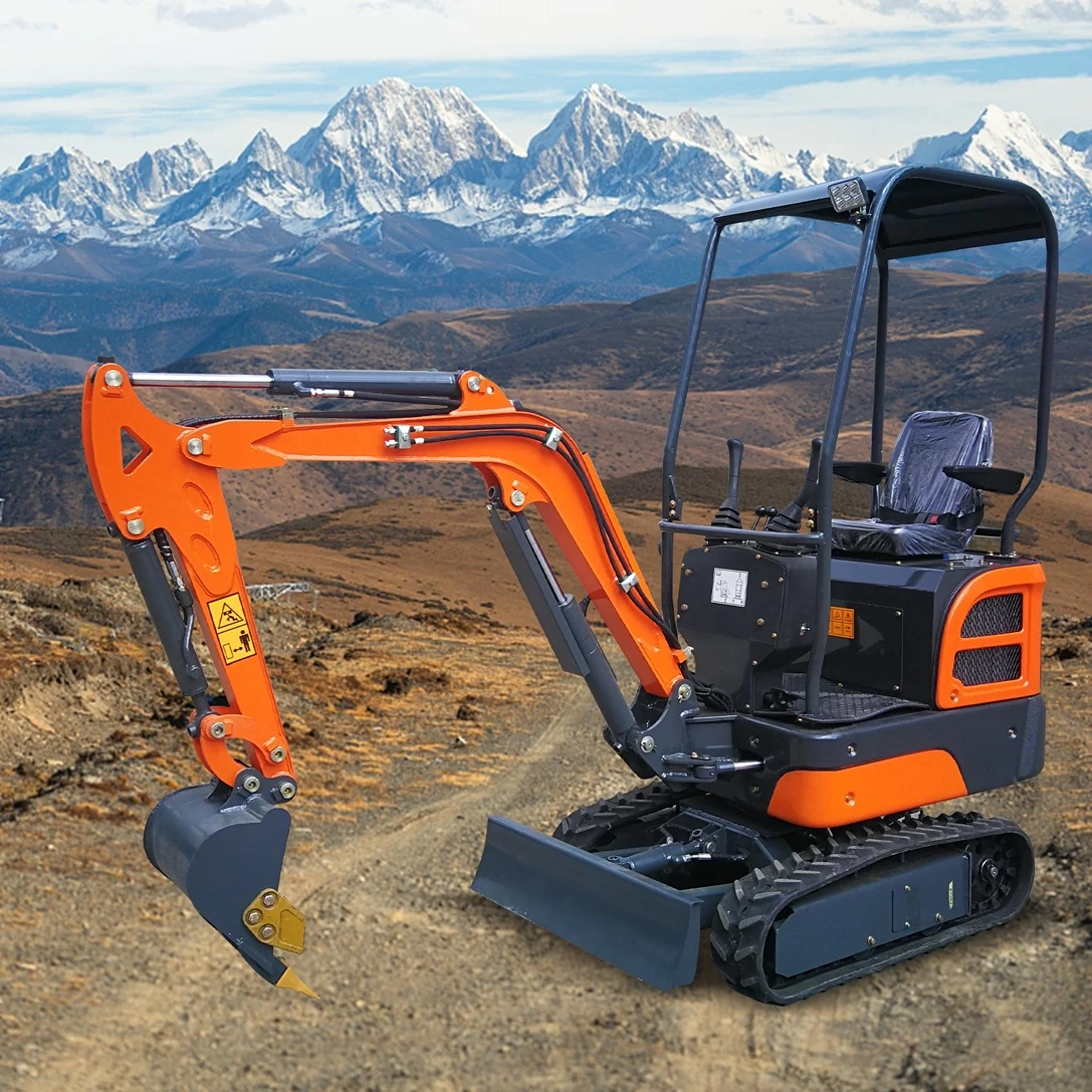 FRSTEC-W13,15, small mini hydraulic excavator used for farmer engineering mining agricultural use