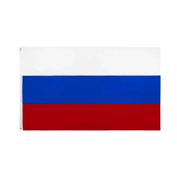 Custom Size 3x5ft Country Flag Of Russia All Over The World White Blue Red Russia Custom Size Polyester Russian Flag