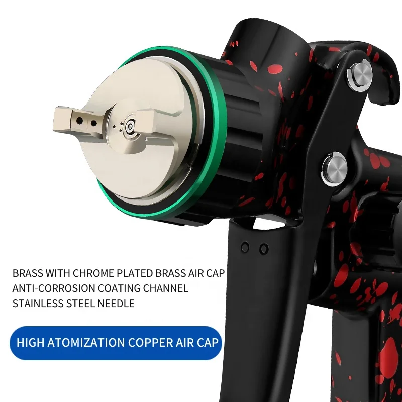 AIR GREEN hvlp SK-1900 Professional Lvmp Forging Clear Coats Epoxy Polyester Primer 1.3MM Spray Paint Gun car painting tool