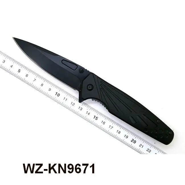 stainless steel material type camping survival utility folding pocket circular knife for paper