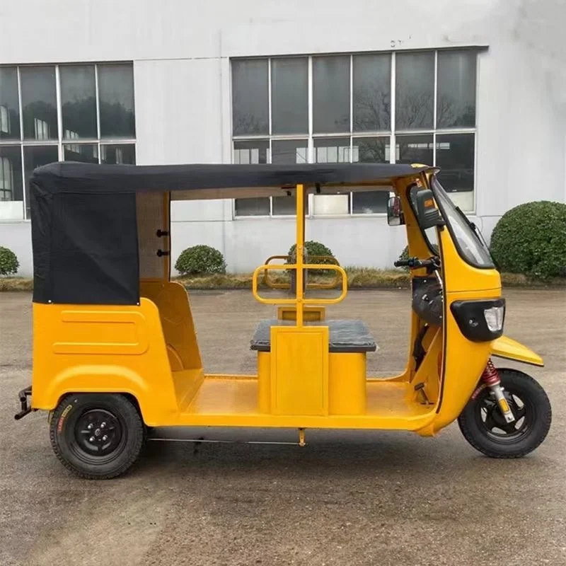 Electric Motorcycle E Rickshaw Trike 1000W Three Wheel Electric Passenger Tricycle