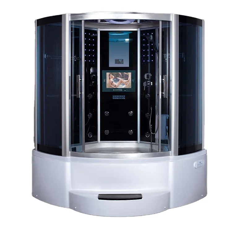 Bathtub Steam Spa Shower With Tv Modern Design Cabin Sauna Luxury Shower Steams
