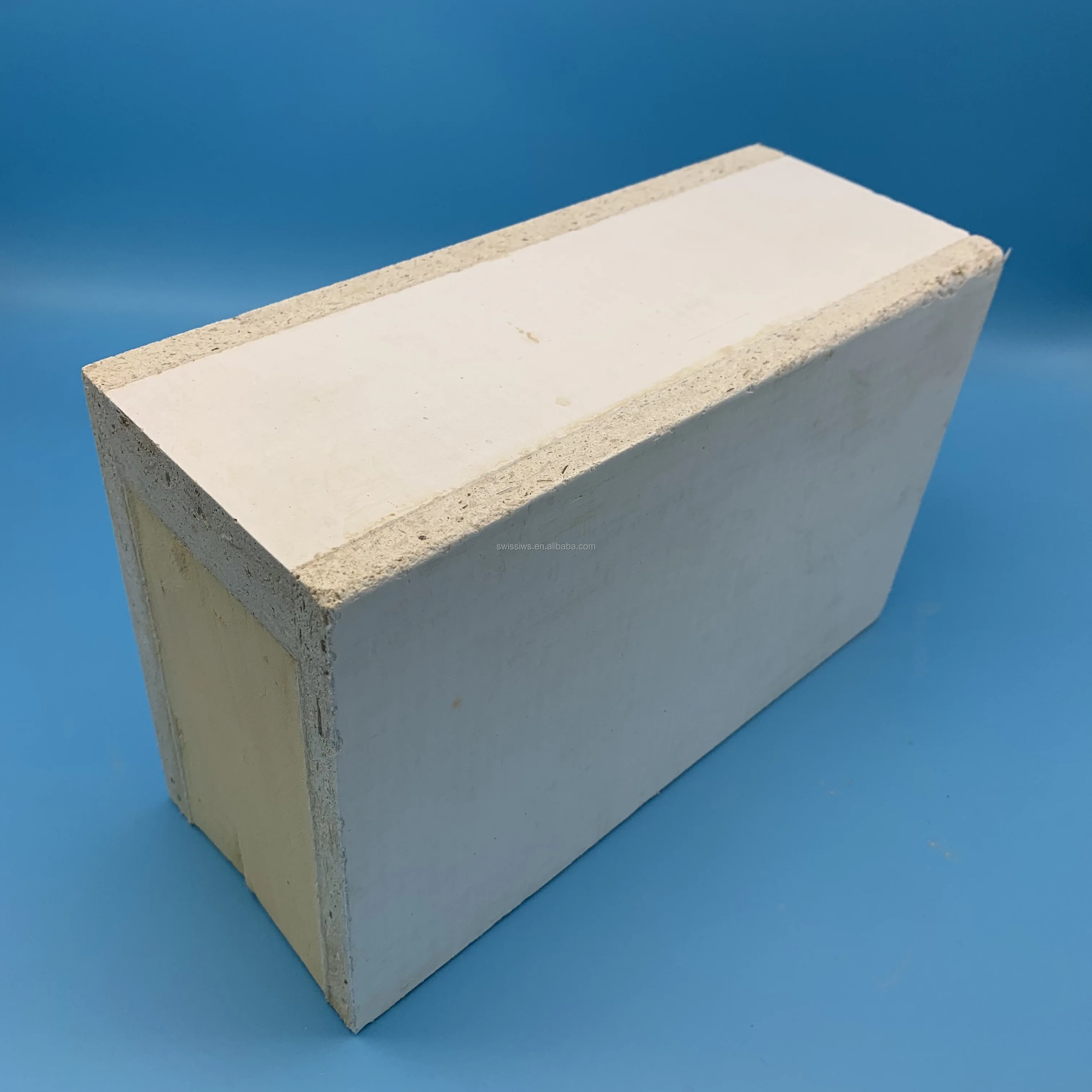 Fireproof Level A1 50mm to 200mm MGO MGSO4 PIR EPS SIPs Sandwich Panel for Modular Houses