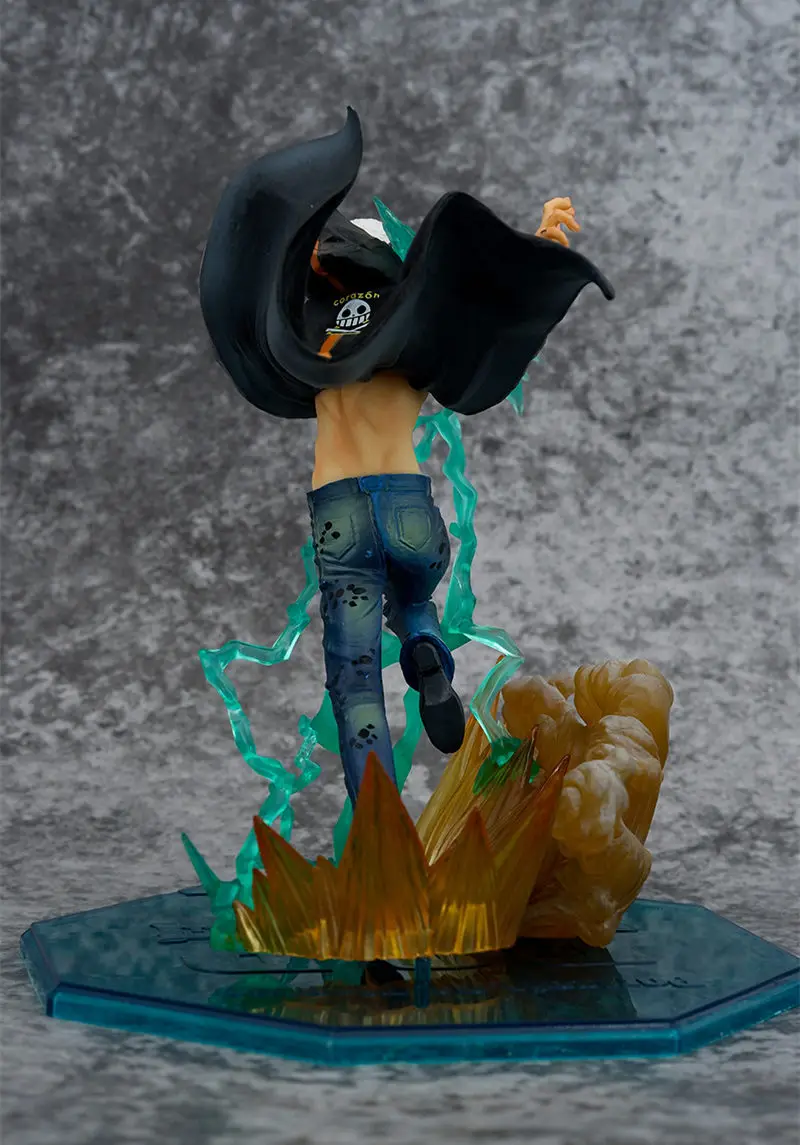 Factory Wholesale 1 Piece 17cm Law Cartoon Anime Statue PVC Action Figure Model Doll Collection Birthday Gift  For Kids