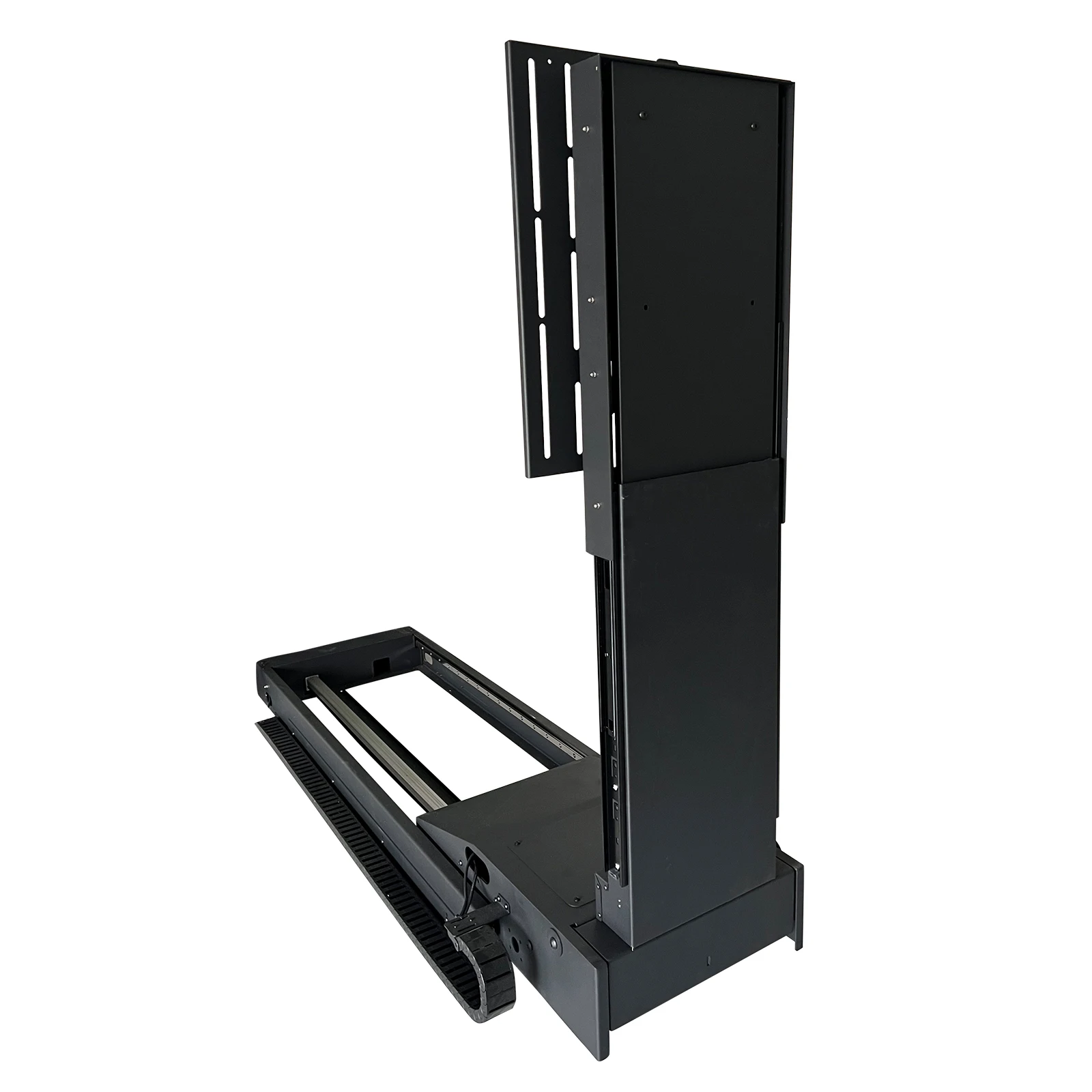 Hidden type automatic TV motorized flip down lifting mechanism under bed remote tv lift for home furniture