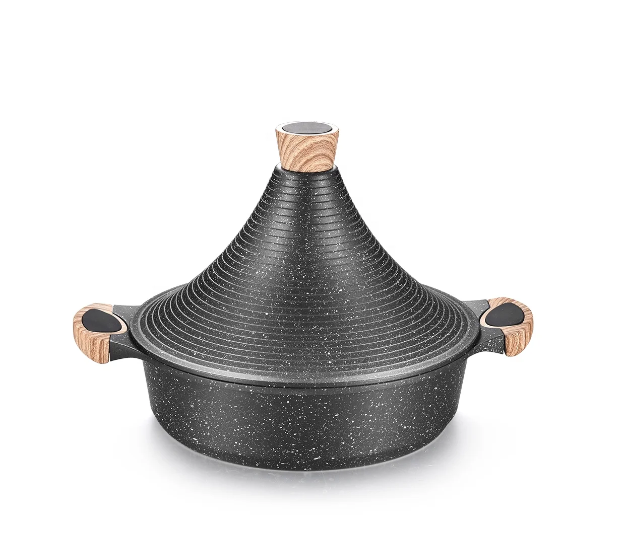 28cm 32cm Aluminum Cone-shaped Lid Morocco Tagine Enameled Cooking Pot Cooker Nonstick Cooking Tajine