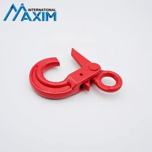 G80 Alloy Chain Fittings Eye Self Locking Hook