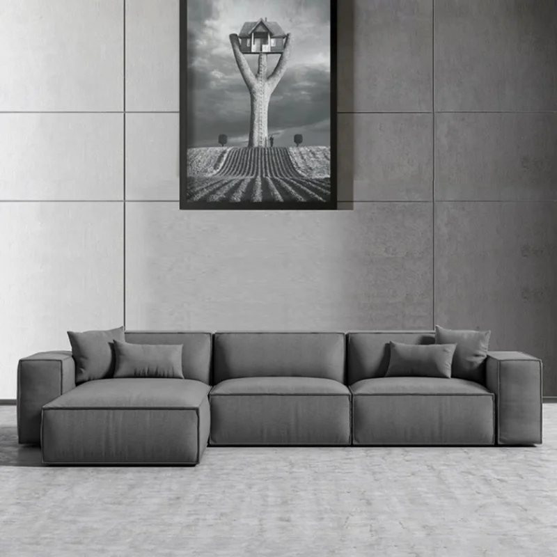 Modular Fabric Sofa Bonded Leather Sofa Furniture For Living Room Sofas