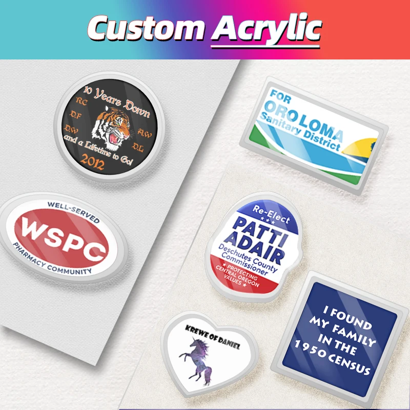 Customized company logo set to make school emblem customized badges