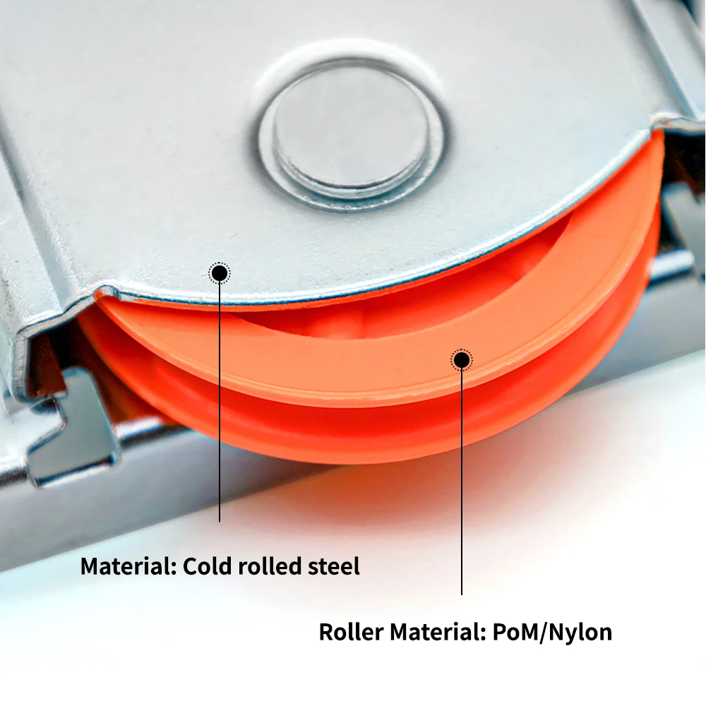 Wooden Door Roller Wheel Furniture Fitting Cabinet Wardrobe Sliding Door Roller for Sliding Gate