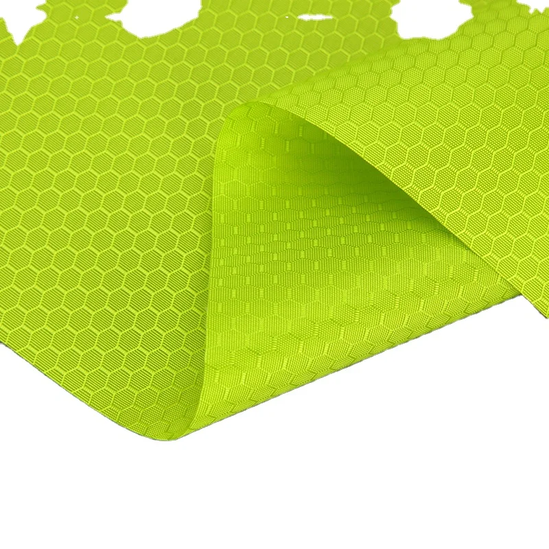 RECYCLED  POLYESTER 150D FOOTBALL RIPSTOP FABRIC WITH PU COATED FOR  TARPAULIN  MATERIAL