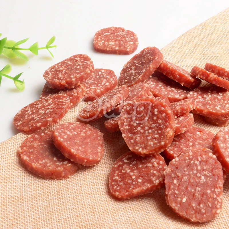 High Protein Pet Snack Duck Rice Circular Chip Dog Food Dog Treats Healthy Dog Snack Treats