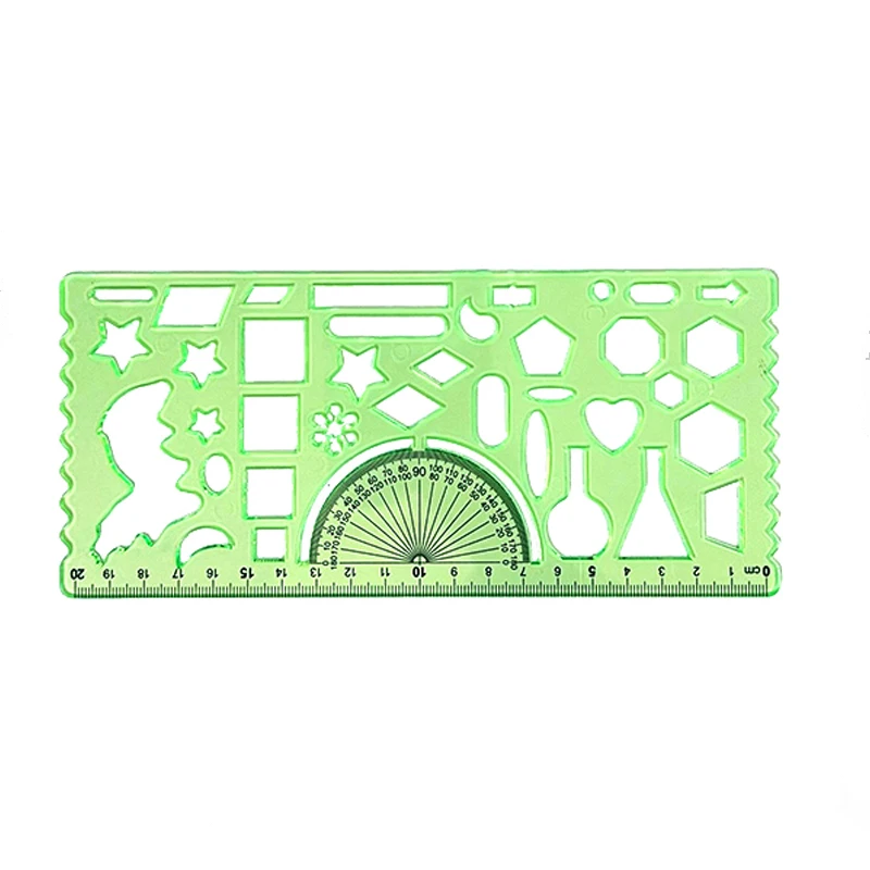 29 style multifunctional template ruler drawing circle geometry mathematical ruler architectural interior design template ruler