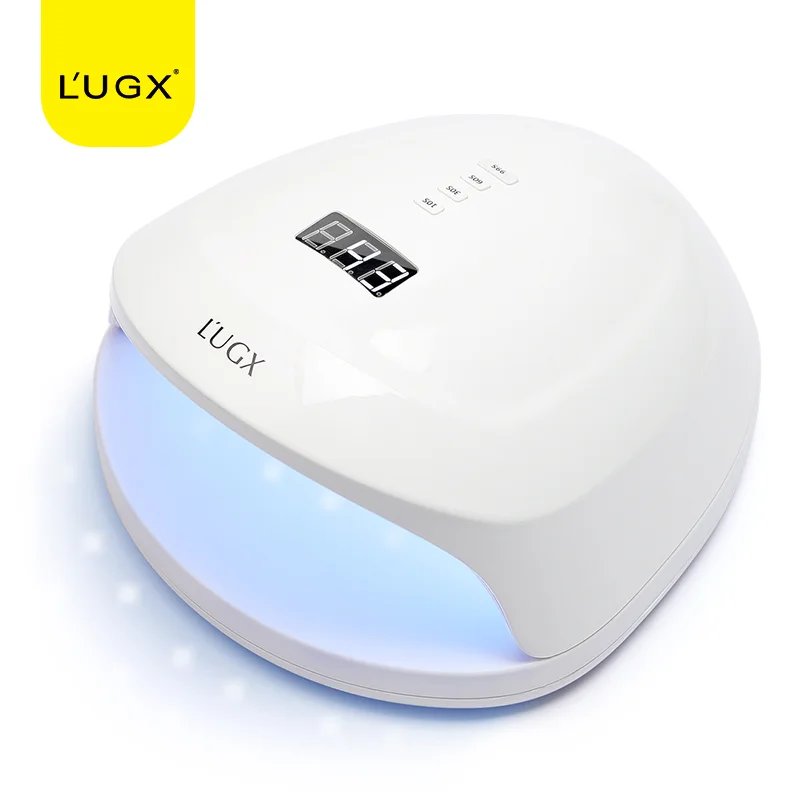LUGX 60 Вт двойная лампа для УФ-отверждения портативная беспроводная Сушилка ногтей перезаряжаемая ультрафиолетовая Светодиодная
