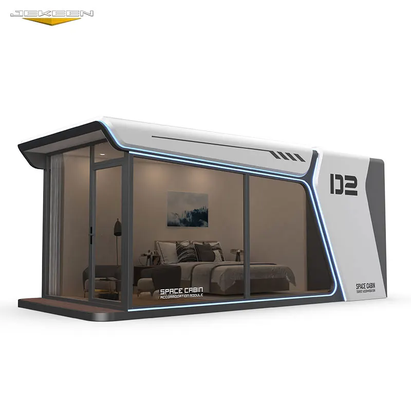Jekeen Big Space Capsule House Luxury Mobile House Space Capsule Cabin Home With Kitchen