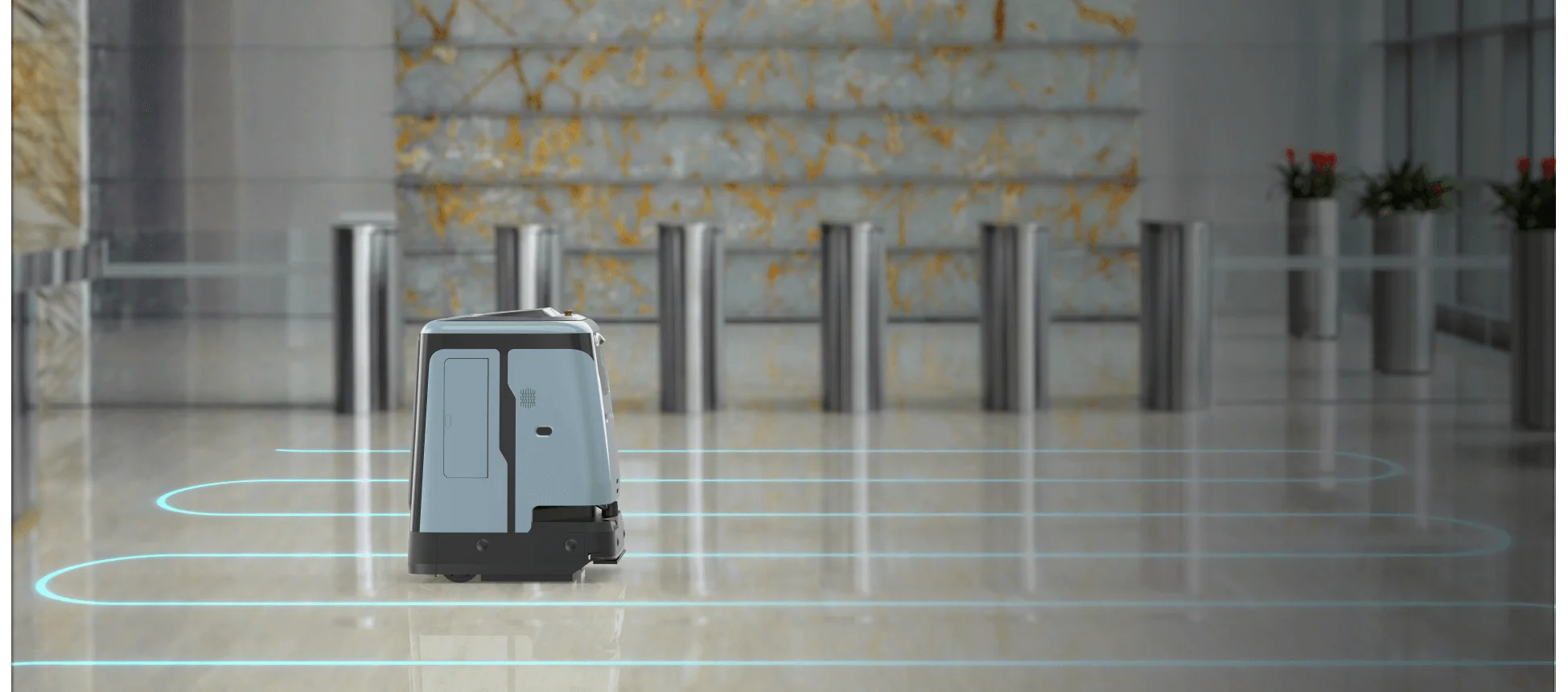 Smart Intelligent Dust Pushing Floor Automatic Self Cleaning Vacuum Commercial Clean Robot