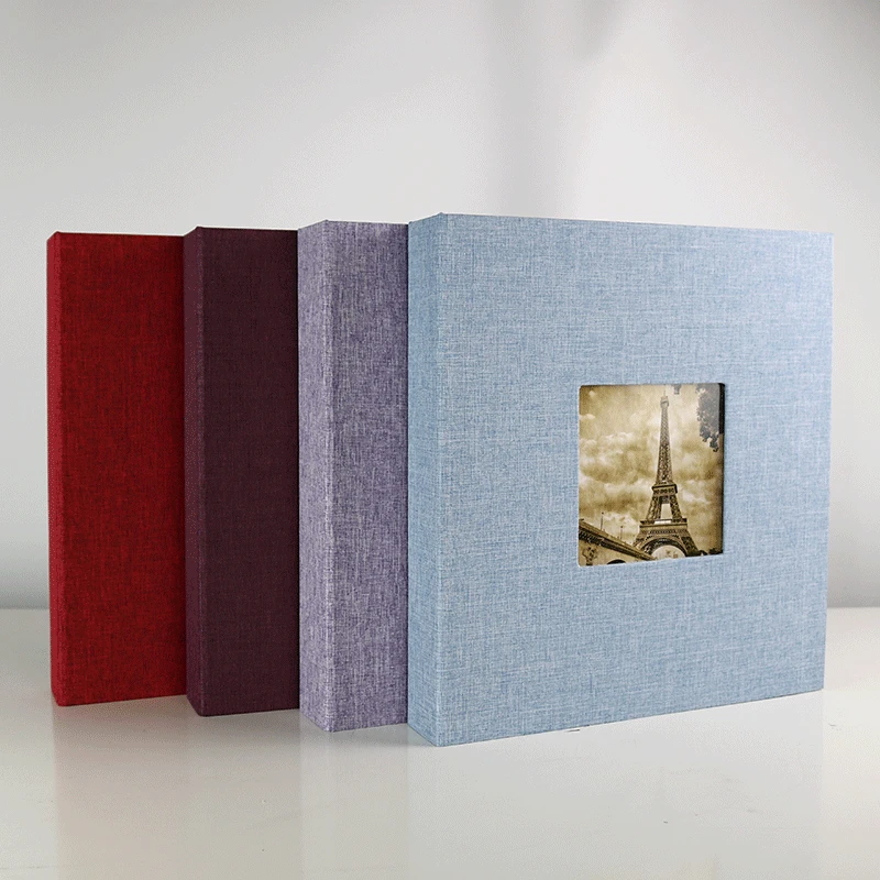 Factory direct printing album photo 4x6 500 photos collect scrapbook photo album linen 4x6