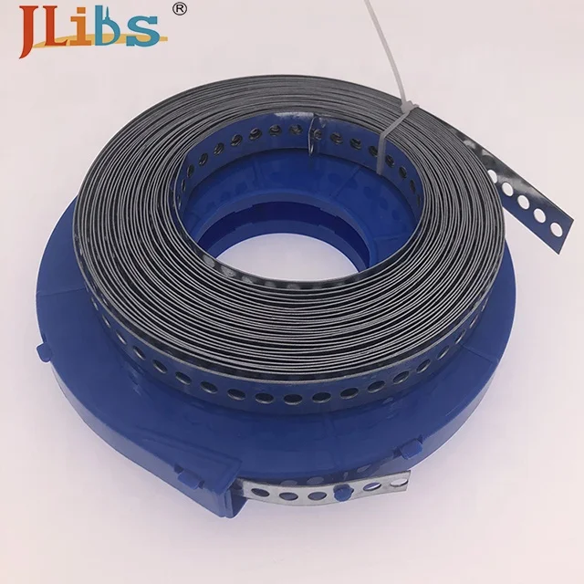 
GalvGalvanized Perforated Strip Straight perforated metal strips fixing banding 