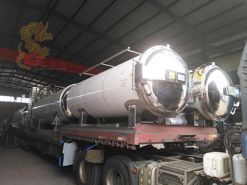 Industrial high temperature water bath food sterilizer autoclave