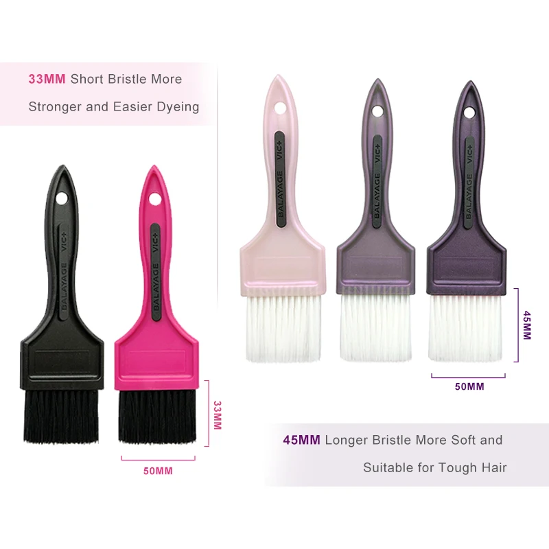 Краска для волос щетка по 3 предмета в комплекте Реми волос наращивание волос щетка волос для салона красоты для домашнего использования DIY Набор инструментов краска для волос набор кистей художник ist стилист