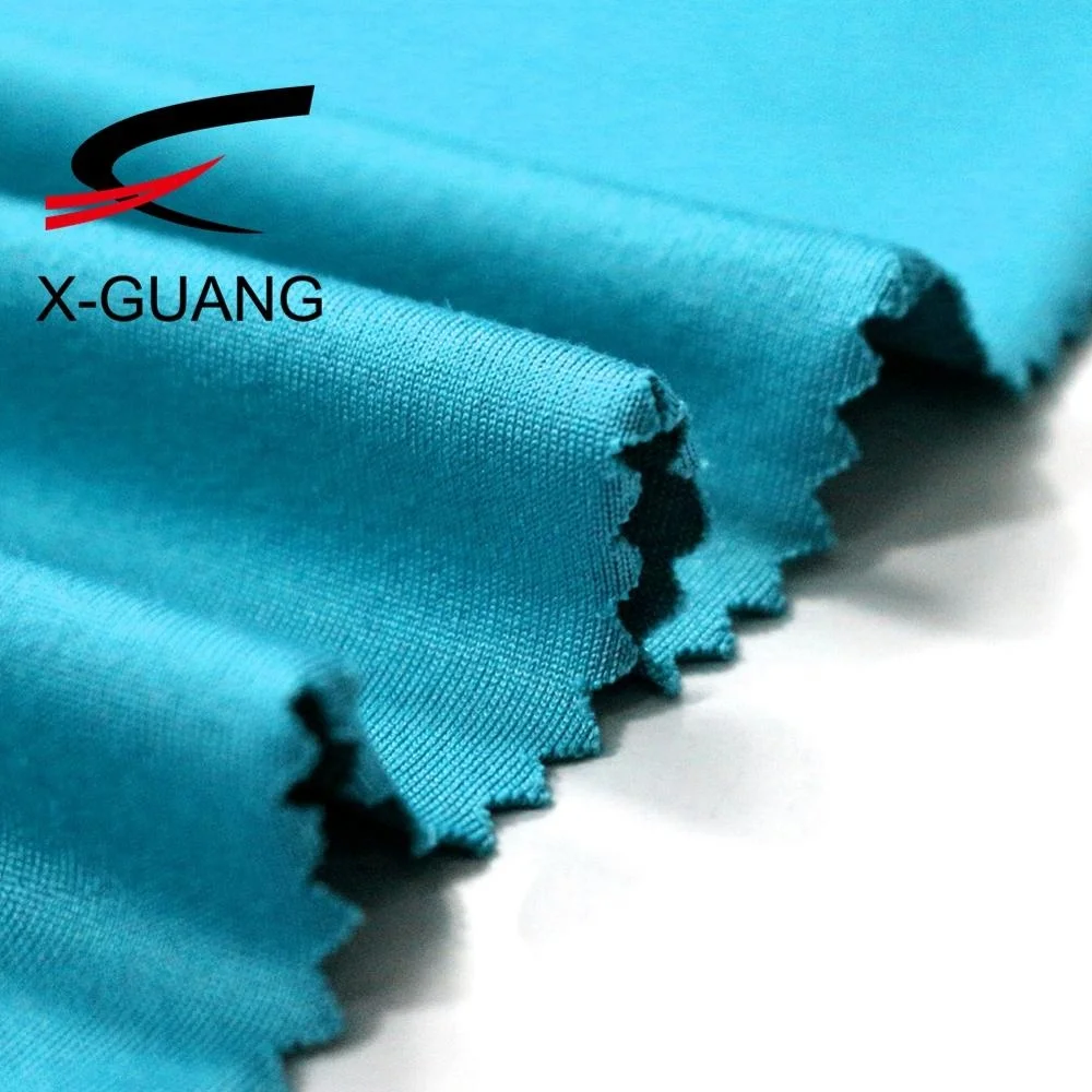 
4 Way Stretch Polyester Spandex Lycra Knit Single Jersey Fabric For Sports Wear 