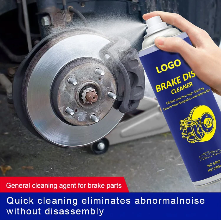 2024 New Formula  Non-Chlorinated Brake Cleaner Degreaser Efficient Spray Solution for Brake Disc and Grease Part Cleaning