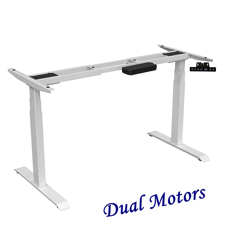 Ergonomic electronic height adjust desks 204 dual motor stand up desk riser adjustable table frame