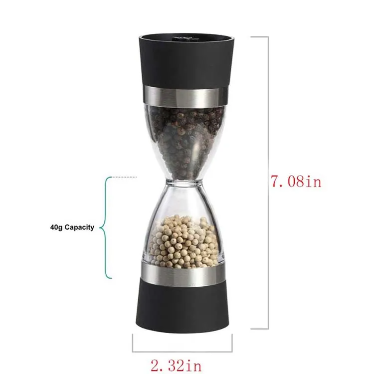 New Design Cheap Stainless Steel Manual Kitchen Tool black pepper mills Spice mill parts