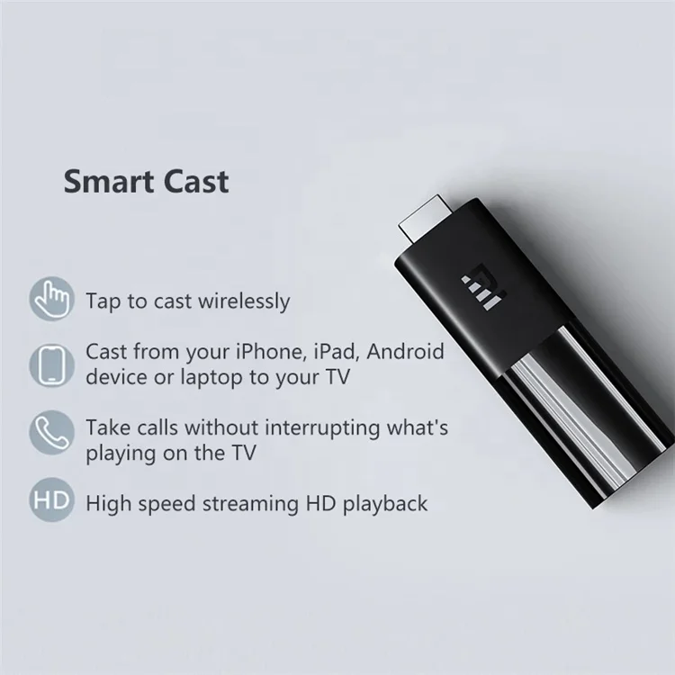  Оригинальный четырехъядерный процессор Android TV 9 0 DTS HD Двойное декодирование 1 ГБ ОЗУ 8 Гб ПЗУ Google Assistant Netflix Xiaomi Mi
