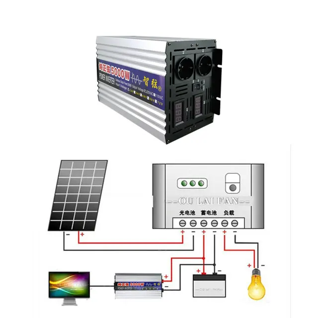 Inverter For Home Appliances Pure Sine Inverter 5000 W 12v 2500w Inverter Ac Price