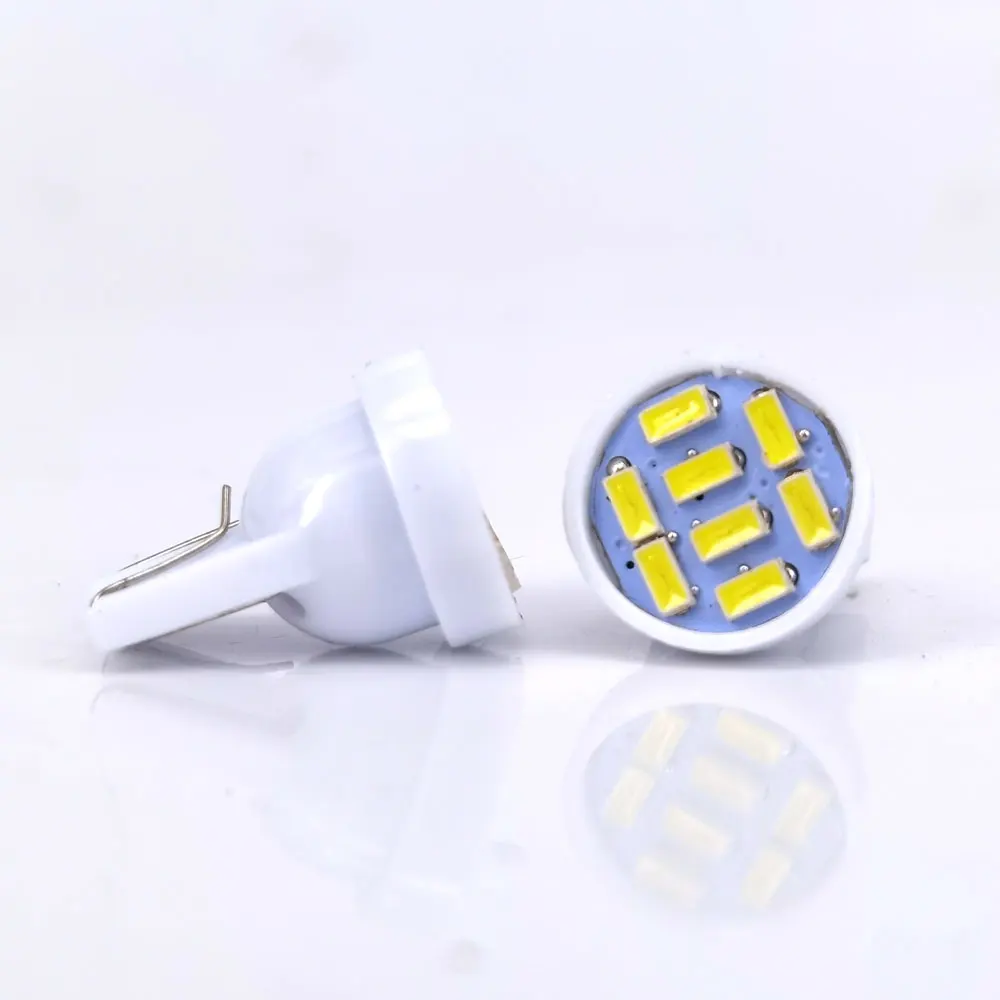 Factory wholesale LED T10 LED bulbs T10 w5w 194 3014 8smd for car 12V
