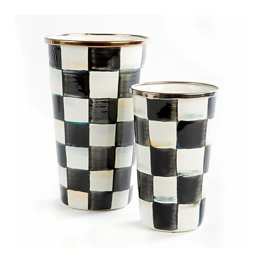 Hot selling printing personalized classic new trending product iron cup cup enamel for promotion