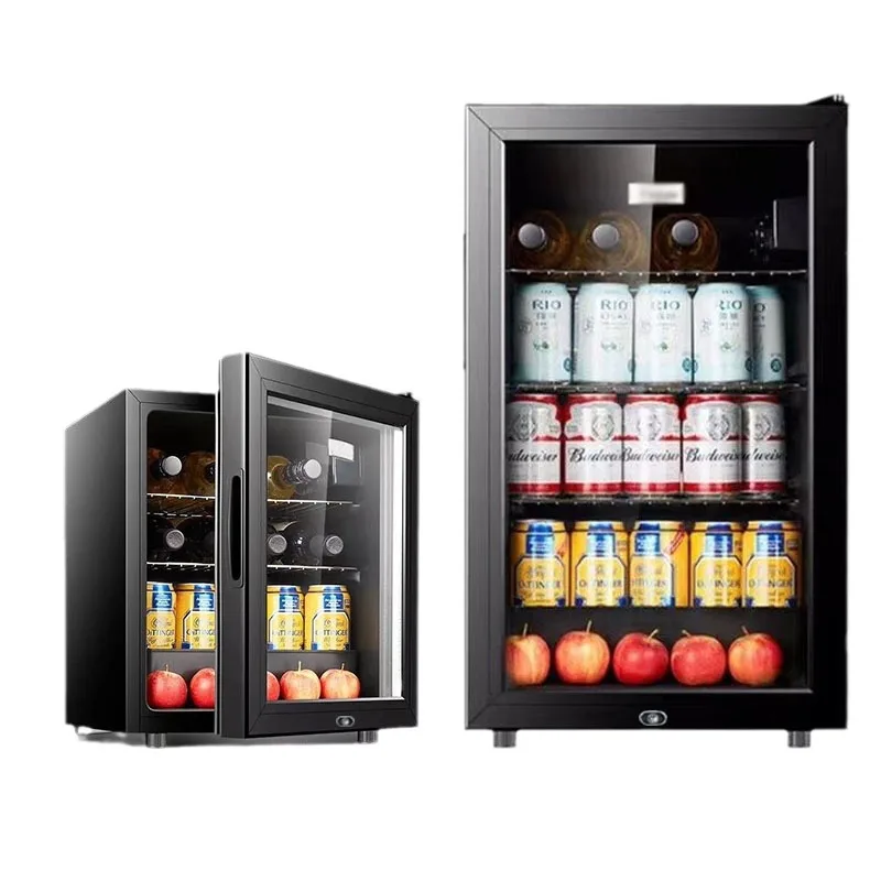 Ice Bar Small Refrigerator Household Refrigeration and Preservation Tea Cabinet Sample Storage Cabinet Wine Cabinet