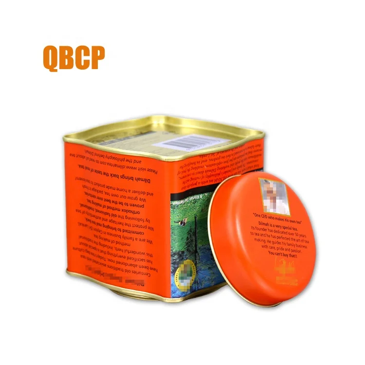 
New original music carousel metal tin box for tea mini packaging Factory Supplier 