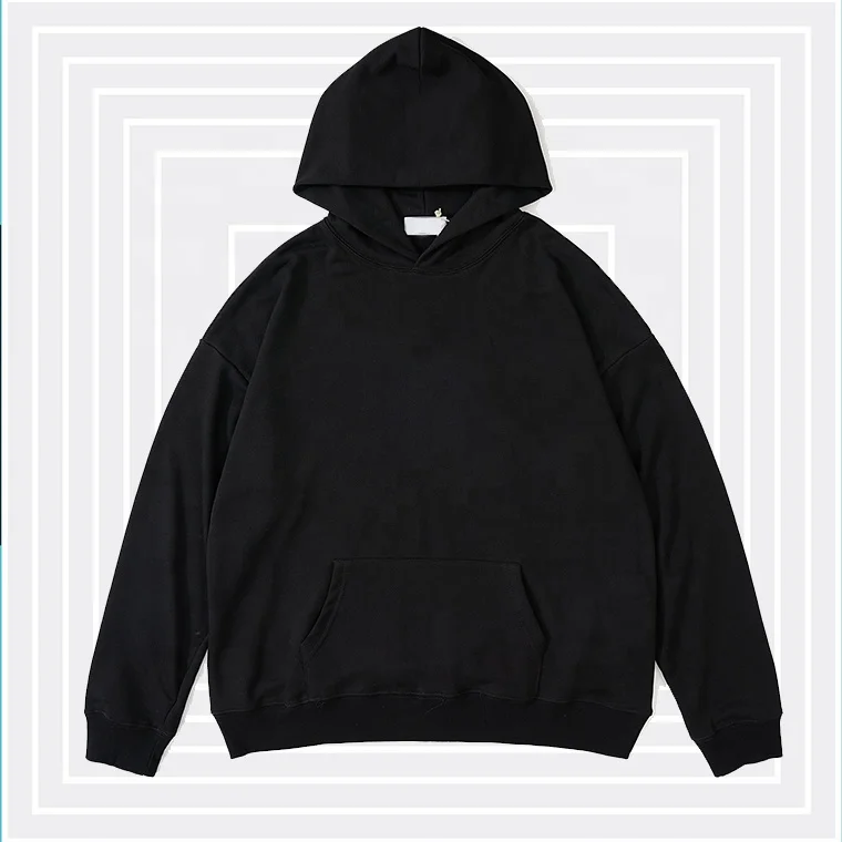 Clothing Manufacturers Custom Logo Plain Hoody 100% Cotton Heavy Casual Unisex Vintage Oversized Mens Hoodies Sweatshirts