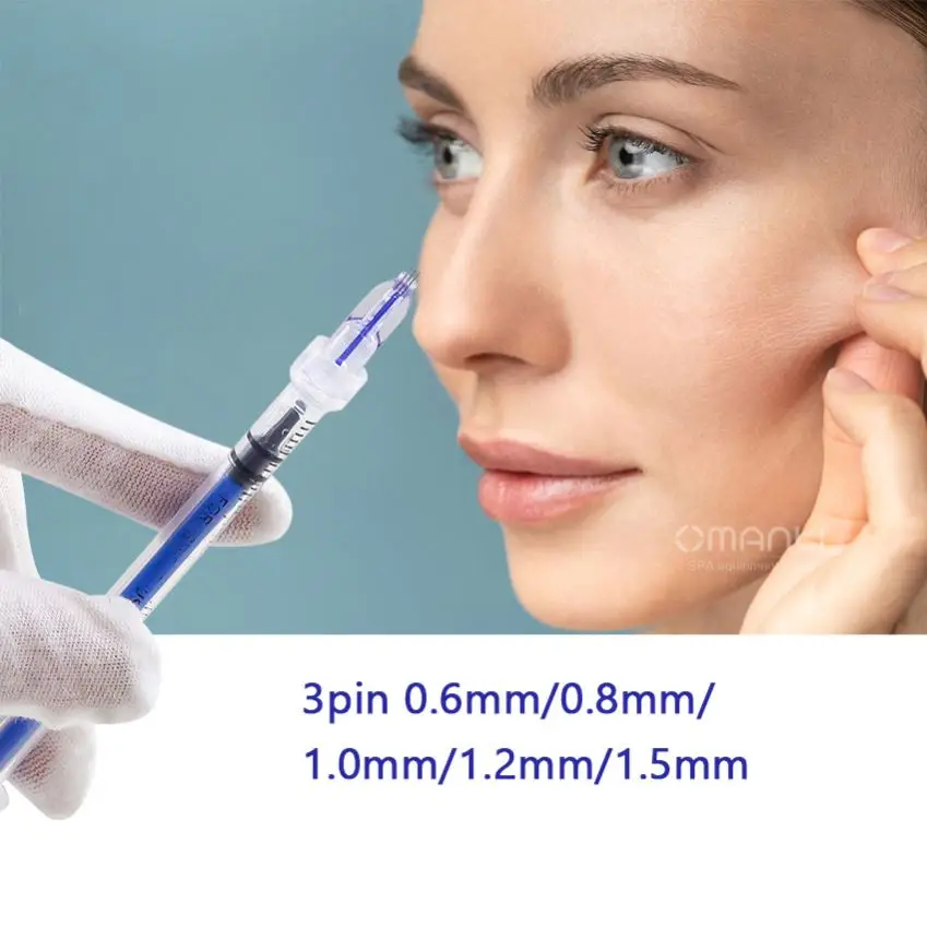 Factory Price Nanosoft Needle Meso 3 Needles Anti-Aging Skin Care Needle 1.0Mm/1.2Mm/1.5Mm/0.8Mm/0.6Mm
